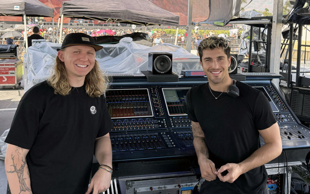 Benson Boone’s Engineers Positively Flip Over DiGiCo Quantum Consoles