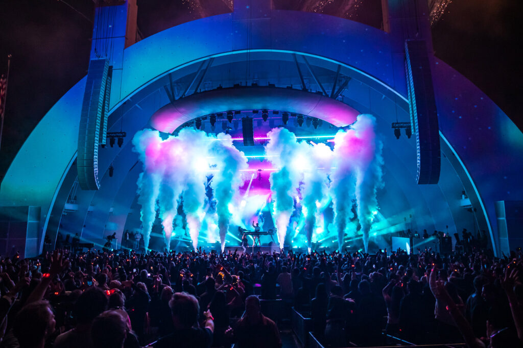 Kygo performing at the Hollywood Bowl in Los Angeles (pc: Danilo Lewis