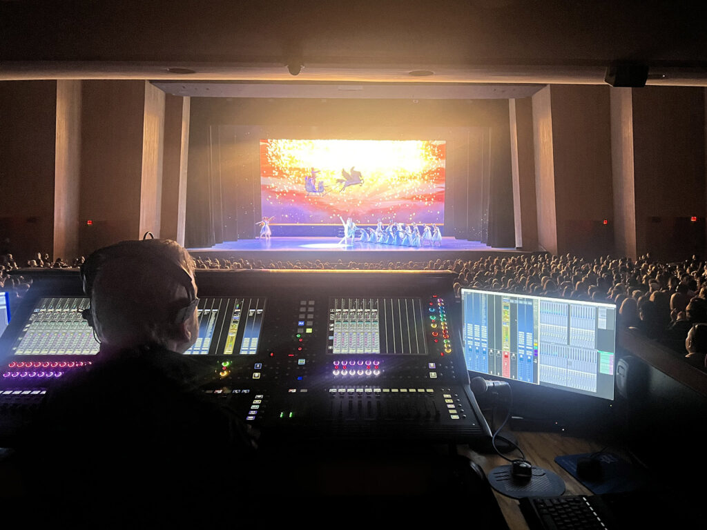 The DiGiCo Quantum338 in action on Long Beach Ballet’s recent production of The Nutcracker