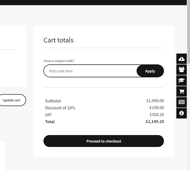 basket coupon input